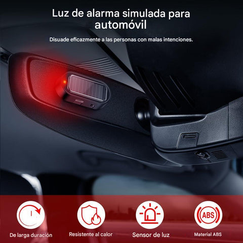 Sistema Visual Antirrobo x2 unidades (Roja y Azul)- Cuida tu vehículo de ladrones